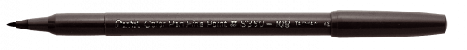 Pentel S360-101 Color Pen Fiberpen 1mm Sort
