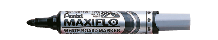 Pentel MWL5M-A Maxiflo Whiteboardmarker 3,5 mm Sort
