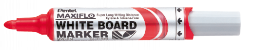 Pentel MWL5M-B Maxiflo Whiteboardmarker 3,5 mm R&oslash;d