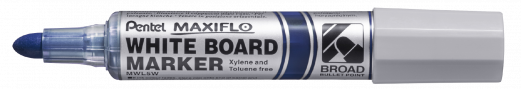 Pentel MWL5W-C Maxiflo Whiteboardmarker 5 mm Blå