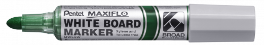 Pentel MWL5W-D Maxiflo Whiteboardmarker 5 mm Grøn
