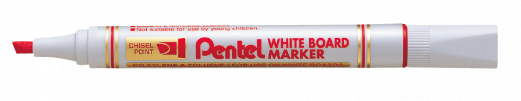Pentel MW86-B Whiteboardmarker 1,8-4,5 mm Rød