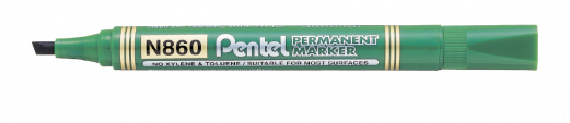 Pentel N860-D PERMANENT Marker 1,8/4,5mm Grøn