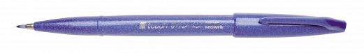 Pentel SES15C-C Brush Sign Fiberpen Blå