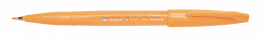 Pentel SES15C-F Brush Sign Fiberpen Orange