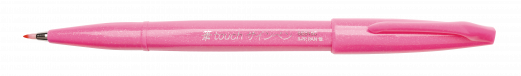Pentel SES15C-P Brush Sign Fiberpen Pink