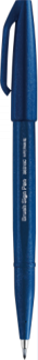 Pentel SES15C-CA Brush Sign Fiberpen Blåsort