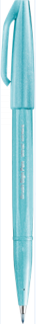 Pentel SES15C-S2 Brush Sign Fiberpen Dueblå