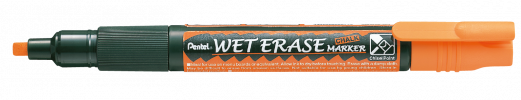 Pentel SMW26-F Wet Erase Marker 2/4mm Orange