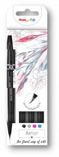 Pentel SESF30C-4 ARTIST Sign Pen Sæt