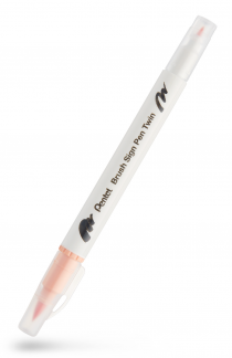 Pentel SESW30C-116E Sign Pen Brush Twin Lys orange