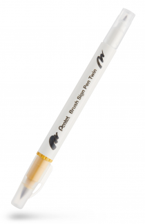 Pentel SESW30C-123E Sign Pen Brush Twin Gul-orange