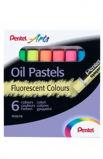 Pentel PHN-F6 Flou. Oliekridt Sæt