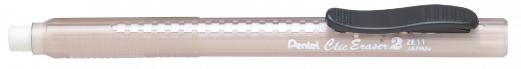 Pentel ZE11T-A Clic Eraser Viskepen Sort