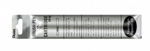 Pentel FP10-A Pocket Brush Refill Sort