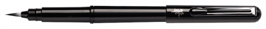 Pentel XGFKP/FP10 Pocket Brush Blisterkort Sort