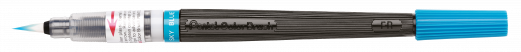 Pentel XGFL-110 Colour Brush Blisterkort Lyseblå