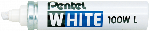 Pentel X100W-L WHITE Blisterkort 5,5/6,5 Hvid