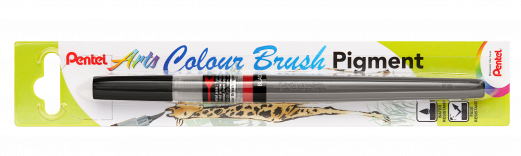 Pentel XGFP-101X Colour Brush Blisterkort Sort