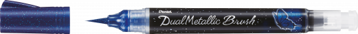 Pentel XGFH-DCX Dual Metallic brush Blå/Met. grøn