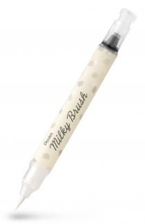 Pentel XGFH-PW Milky Brush Blisterkort Hvid
