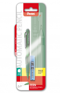 Pentel XPD277TRF/1-D Click Erase+Ain Stein stift 0,7mm Grøn