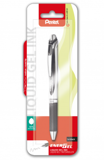 Pentel XBL77/1-A Energel Blisterkort Sort
