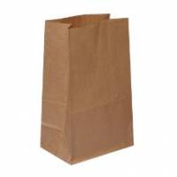 Klodsbundspose 180x120x290 mm 50 gr Brun