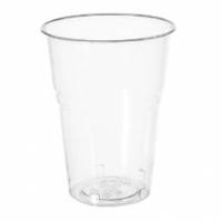 Plastglas 20 cl 97 mm med Krave midt p&aring; glasset PS Klar