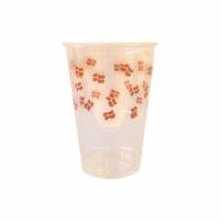 Plastglas Kristal 20 cl med Danske flag Klar