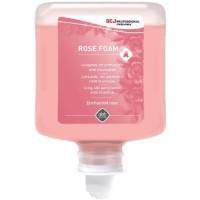 Skumsæbe Rose FOAM Blomstermærket m parfume t Cleanse Light dispenser 1 ltr rød