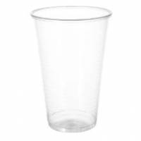 Plastglas Catersource 30 cl &Oslash;82x125 mm med Riller PP Klar