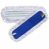 Moppe Velcro Universal Mop Max Plus 40cm Microfiber Økotex med Løkker Tør/Våd