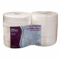 Toiletpapir Pristine Extra Soft Jumbo 2-lag Ø27 cm 320 m Nyfiber