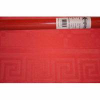 Dug Rulledug 1.2x8 m Papir Damask kvalitet Rød