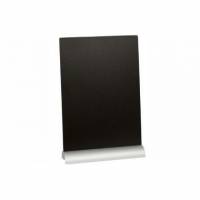 Tavle Securit A4 29x11x6 cm med Hvid tuschpen med Alu fod