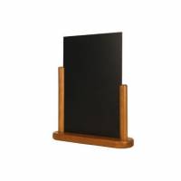 Tavle Securit 32x28x6 cm med Ramme massivt træ