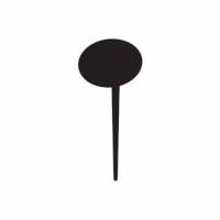 Skilt Securit Boble 18x8x0.3 cm 5 stk med Hvid tuschpen