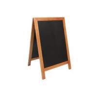 Gadeskilt Securit 55x85 cm Teak ramme