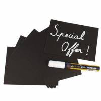 Skilt Securit Pris A6 med hvid tuschpen