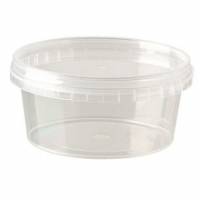 Plastbæger 180ml Ø92xH44,5mm Rund PP Klar