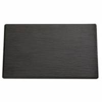 Serveringplade 1/3 GN 32.5x17.6 cm Melamin Skiferlook sort