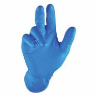 Handske Keep Safe Grippaz str L uden Velourisering Nitril AQL 1.5 Blå