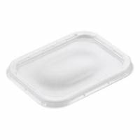 Låg til Alubakke 145x110 mm APET Klar