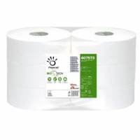 Toiletpapir Papernet jumbo maxi superior 2-lag hvid nyfiber BIOTECH 247 m.  810