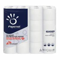 Toiletpapir Papernet 3-lag 27.5 m Nyfiber Hvid