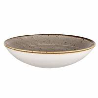 Skål Coupe 113.6 cl Ø24.8x3.6 cm Porcelæn Grå