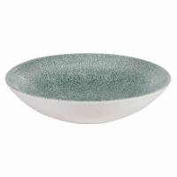 Skål Coupe Raku Ø18.2 cm Porcelæn Jadegrøn