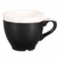 Kop Monochrome Espresso 10 cl Ø6.5x5.5 cm Porcelæn Sort