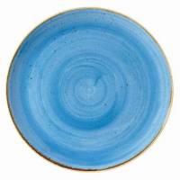 Tallerken Coupe Stonecast Ø26 cm Porcelæn Markblomst blå